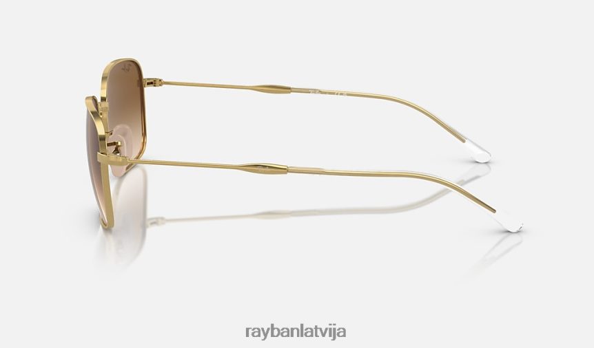 rb3706 pulēts zelts/brūns F0L86X322 vīriešiem Ray-Ban saulesbrilles