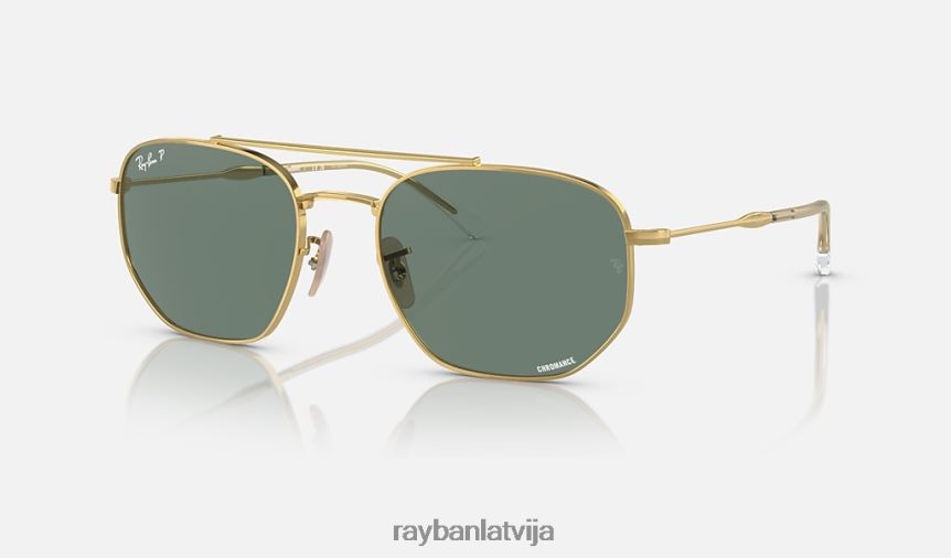rb3707 pulēts zelts/pelēks F0L86X388 vīriešiem Ray-Ban saulesbrilles