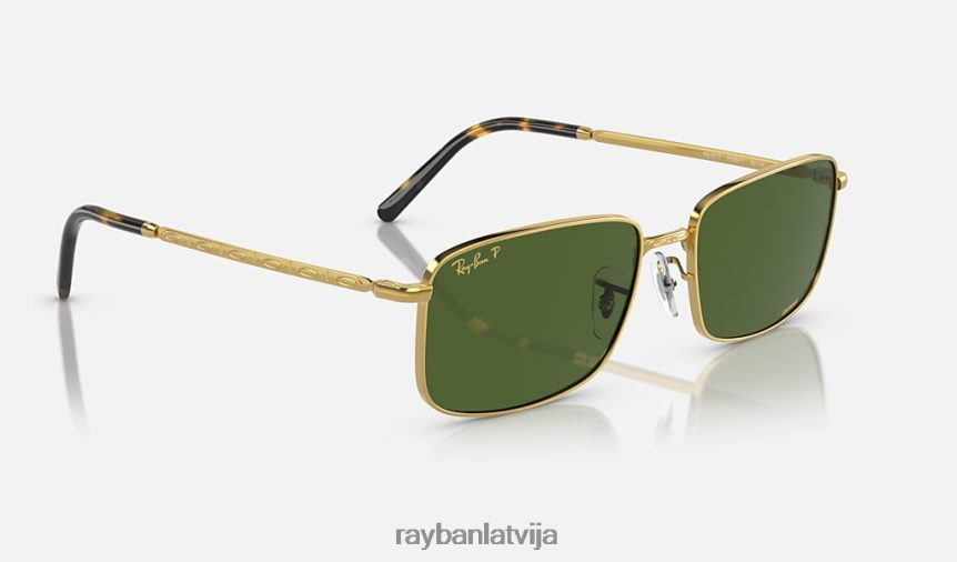 rb3717 pulēts zelts/tumši zaļš F0L86X191 vīriešiem Ray-Ban saulesbrilles