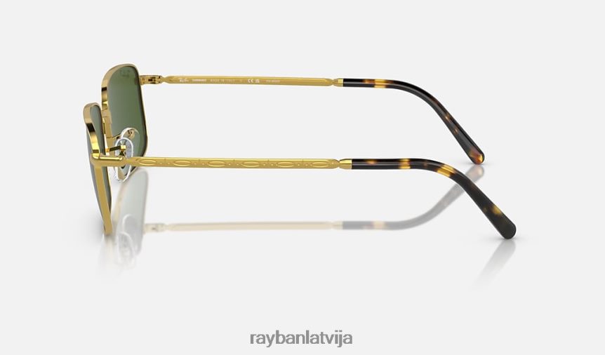 rb3717 pulēts zelts/tumši zaļš F0L86X191 vīriešiem Ray-Ban saulesbrilles