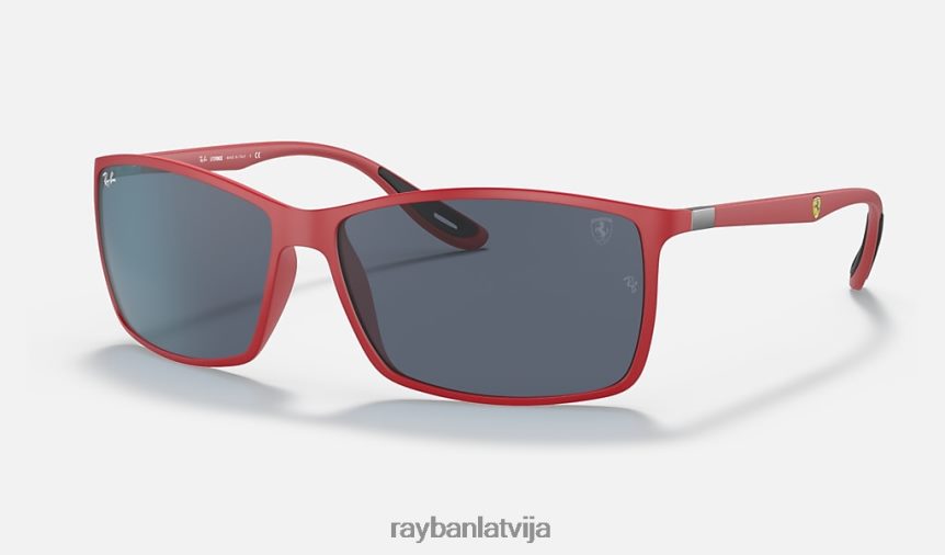 rb4179m scuderia ferrari kolekcija matēts sarkans/pelēks F0L86X1046 vīriešiem Ray-Ban saulesbrilles