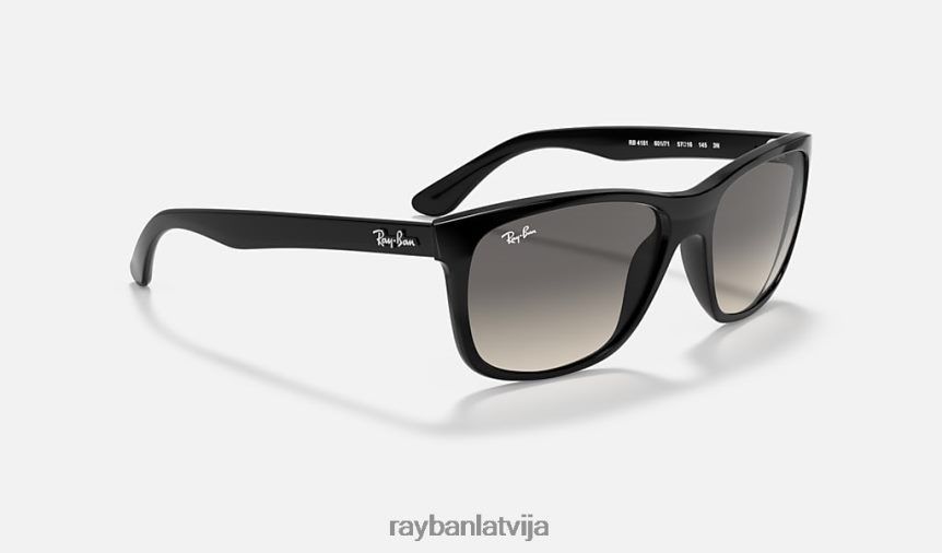 rb4181 pulēta melna/pelēka F0L86X739 vīriešiem Ray-Ban saulesbrilles
