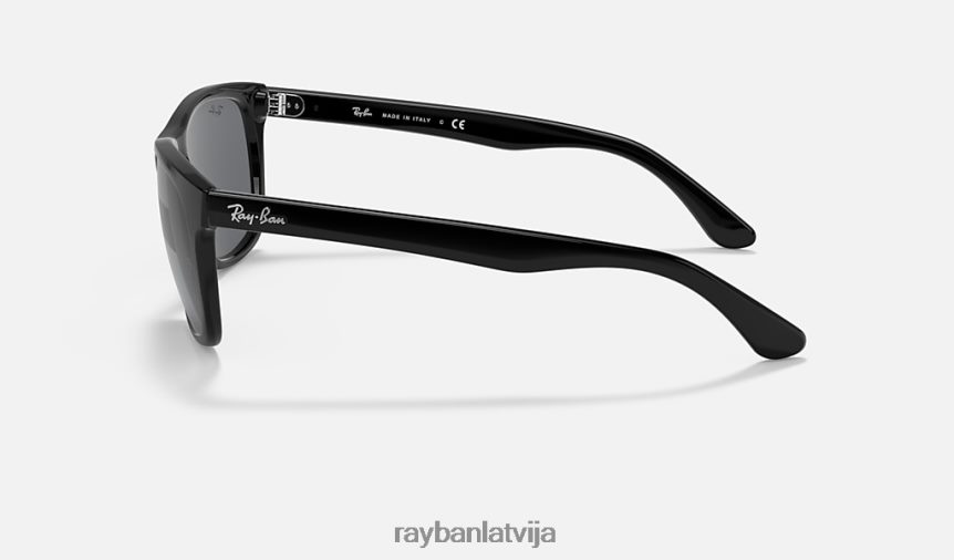 rb4181 pulēta melna/pelēka F0L86X742 vīriešiem Ray-Ban saulesbrilles