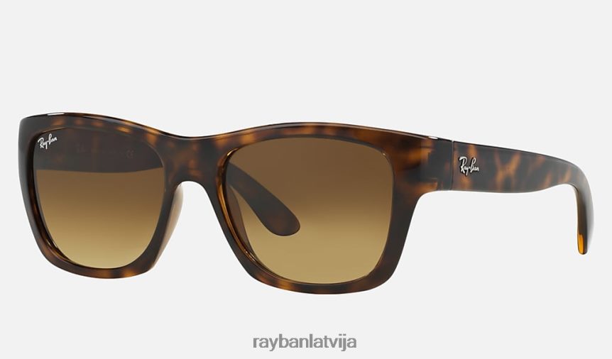 rb4194 pulēta gaiša havana/brūna F0L86X1358 vīriešiem Ray-Ban saulesbrilles
