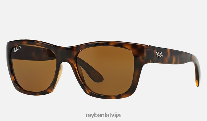 rb4194 pulēta gaiša havana/brūna F0L86X1361 vīriešiem Ray-Ban saulesbrilles