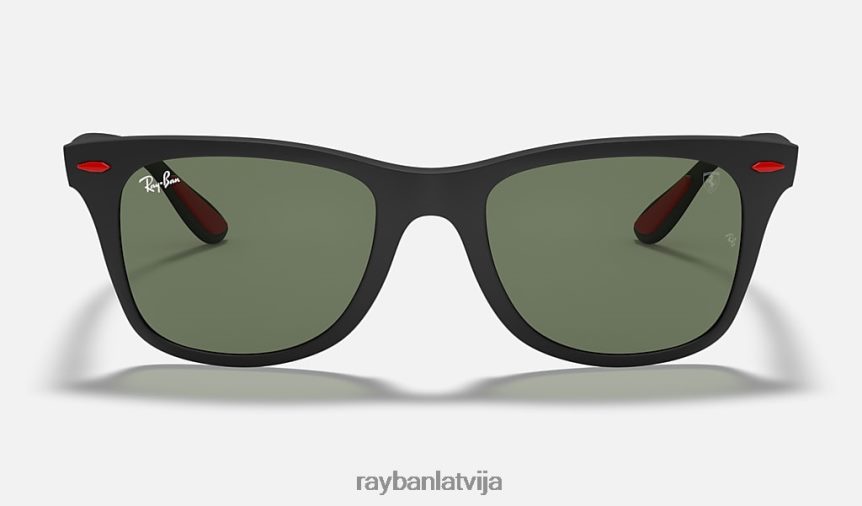 rb4195m scuderia ferrari kolekcija matēts melns/zaļš F0L86X1077 vīriešiem Ray-Ban saulesbrilles