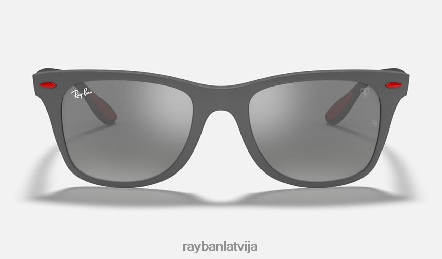 rb4195m scuderia ferrari kolekcija matēts pelēks/pelēks F0L86X1078 vīriešiem Ray-Ban saulesbrilles