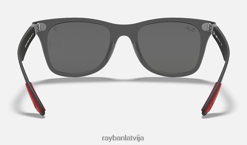 rb4195m scuderia ferrari kolekcija matēts pelēks/pelēks F0L86X1078 vīriešiem Ray-Ban saulesbrilles