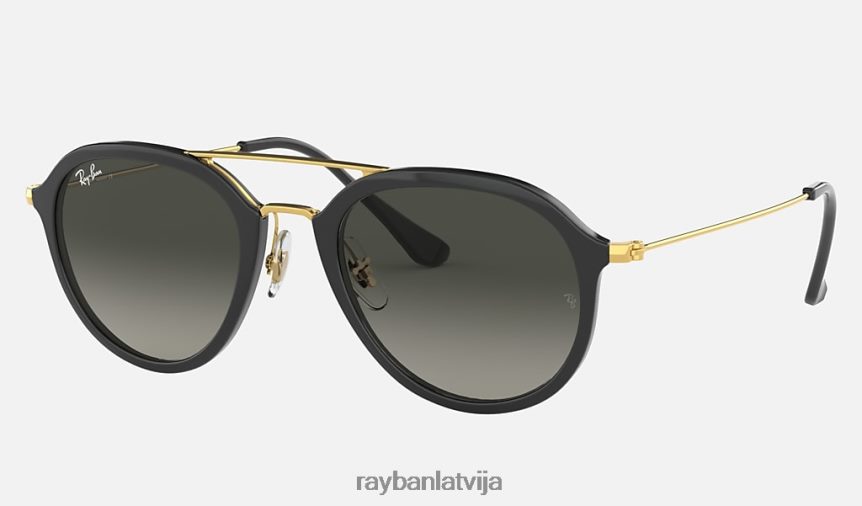 rb4253 pulēta melna/pelēka F0L86X655 vīriešiem Ray-Ban saulesbrilles