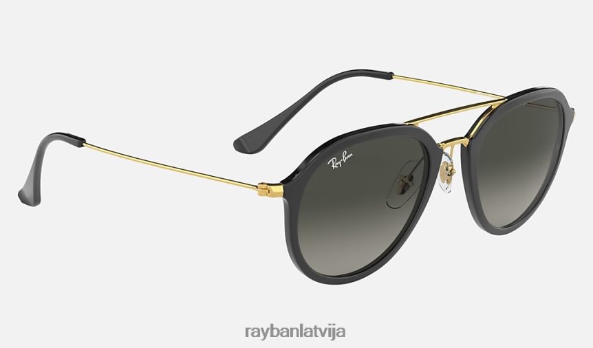 rb4253 pulēta melna/pelēka F0L86X655 vīriešiem Ray-Ban saulesbrilles