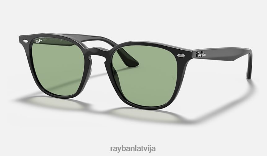 rb4258 mazgātas lēcas pulēta melna/gaiši zaļa F0L86X1161 vīriešiem Ray-Ban saulesbrilles