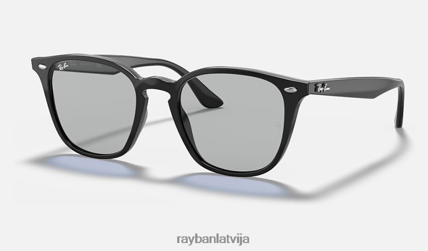 rb4258 mazgātas lēcas pulēta melna/tumši pelēka F0L86X1160 vīriešiem Ray-Ban saulesbrilles