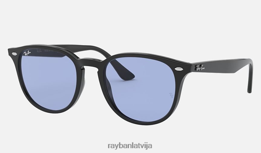 rb4259 mazgātas lēcas pulēts melns/zils F0L86X1168 vīriešiem Ray-Ban saulesbrilles