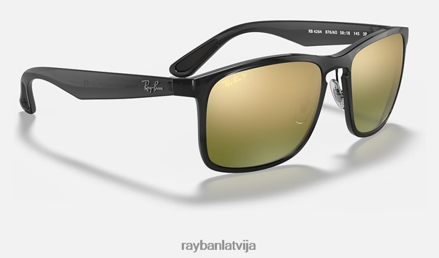 rb4264 krāsa pulēta pelēka/zaļa F0L86X667 vīriešiem Ray-Ban saulesbrilles