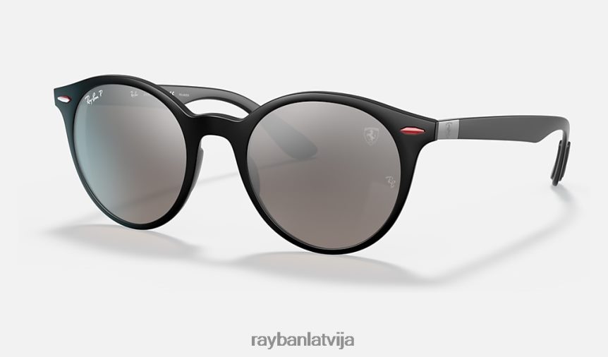rb4296m scuderia ferrari kolekcija matēts melns/sudrabs F0L86X1137 vīriešiem Ray-Ban saulesbrilles