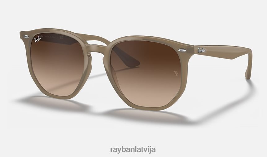 rb4306 pulēta bēša/brūna F0L86X643 vīriešiem Ray-Ban saulesbrilles