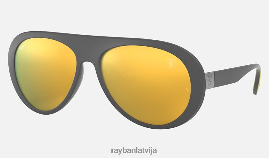 rb4310m scuderia ferrari kolekcija matēts pelēks/zelts F0L86X1021 vīriešiem Ray-Ban saulesbrilles