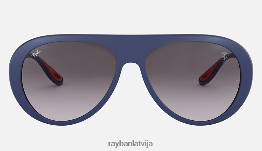 rb4310m scuderia ferrari kolekcija matēts zils/pelēks F0L86X1019 vīriešiem Ray-Ban saulesbrilles