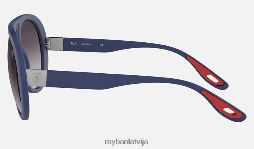 rb4310m scuderia ferrari kolekcija matēts zils/pelēks F0L86X1019 vīriešiem Ray-Ban saulesbrilles