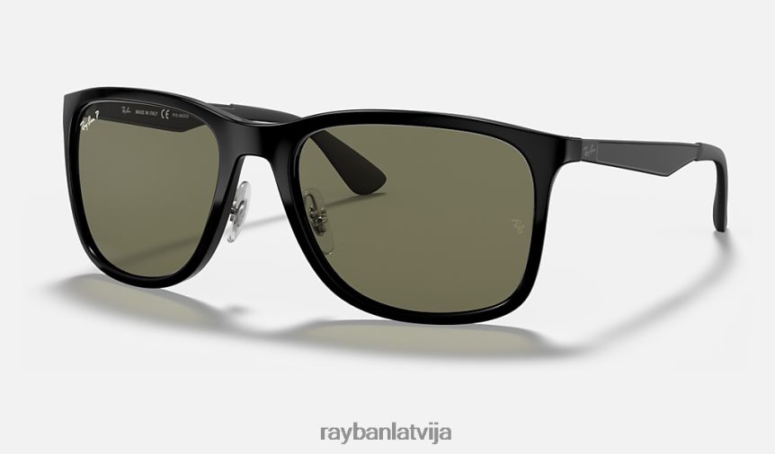 rb4313 pulēta melna/zaļa F0L86X824 vīriešiem Ray-Ban saulesbrilles
