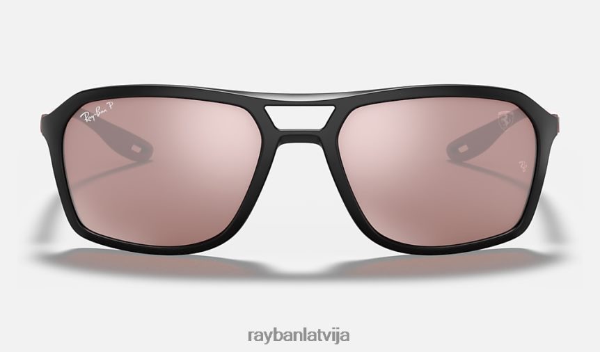 rb4329m scuderia ferrari kolekcija matēts melns/sudrabs F0L86X1066 vīriešiem Ray-Ban saulesbrilles