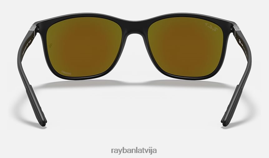 rb4330 ch hromance matēts melns/zils F0L86X855 vīriešiem Ray-Ban saulesbrilles