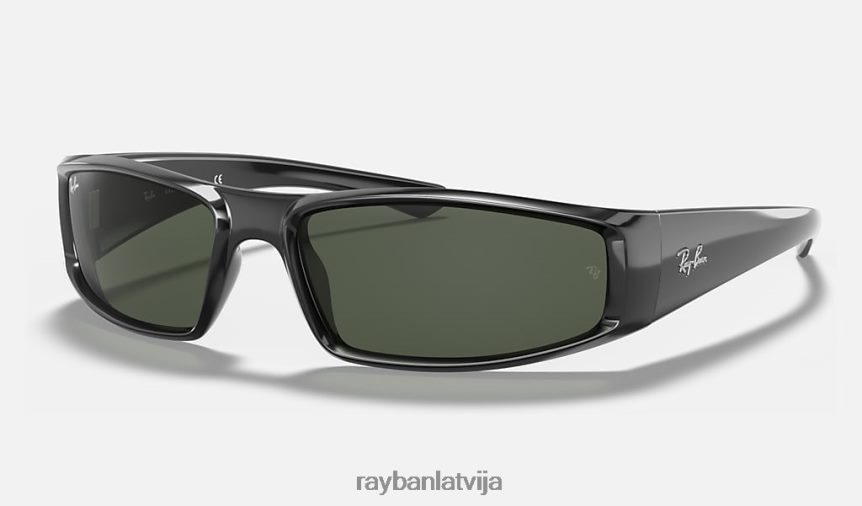 rb4335 pulēta melna/zaļa F0L86X715 vīriešiem Ray-Ban saulesbrilles