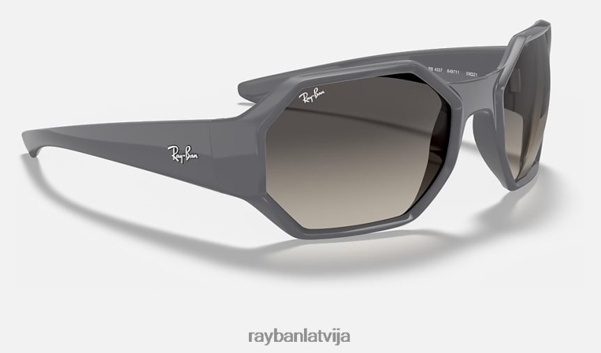 rb4337 pulēta pelēka/pelēka F0L86X1007 vīriešiem Ray-Ban saulesbrilles