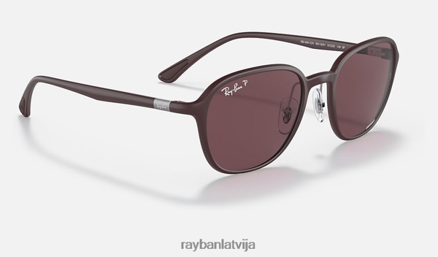 rb4341 kanālu krāsa matēta violeta/violeta F0L86X1273 vīriešiem Ray-Ban saulesbrilles