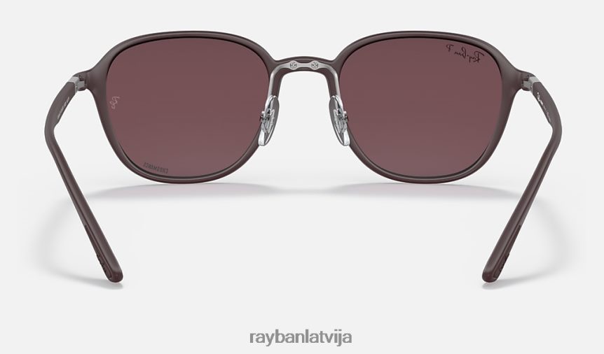 rb4341 kanālu krāsa matēta violeta/violeta F0L86X1273 vīriešiem Ray-Ban saulesbrilles