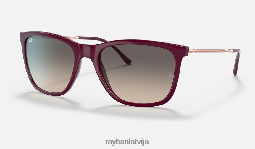 rb4344 pulēta sarkana/gaiši pelēka F0L86X1016 vīriešiem Ray-Ban saulesbrilles