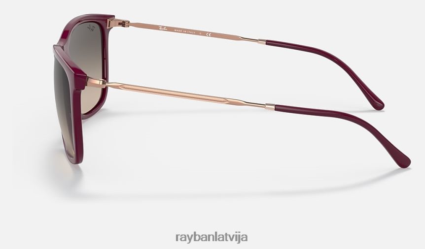 rb4344 pulēta sarkana/gaiši pelēka F0L86X1016 vīriešiem Ray-Ban saulesbrilles
