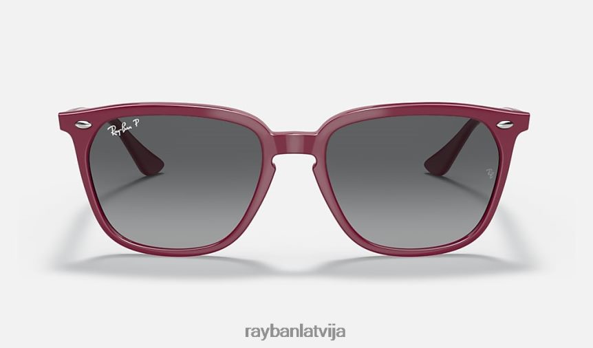 rb4362 pulēta bordo/pelēka F0L86X1304 vīriešiem Ray-Ban saulesbrilles