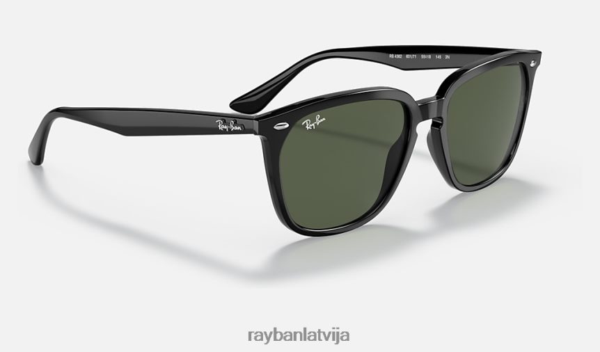 rb4362 pulēta melna/zaļa F0L86X1301 vīriešiem Ray-Ban saulesbrilles