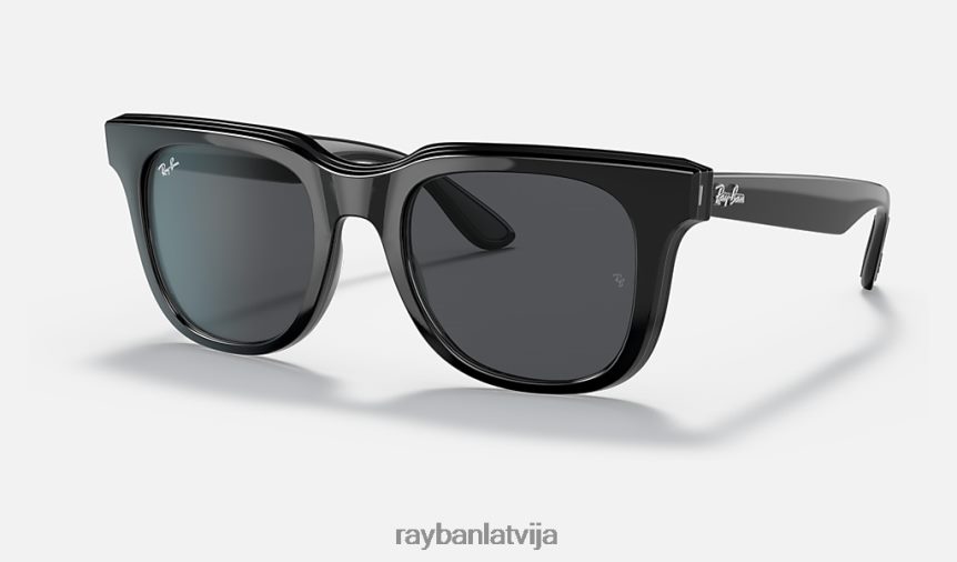 rb4368 pulēta melna/gaiši brūna F0L86X1346 vīriešiem Ray-Ban saulesbrilles