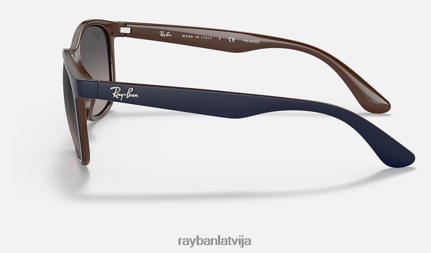 rb4374 matēts zils uz brūna/pelēka F0L86X1436 vīriešiem Ray-Ban saulesbrilles