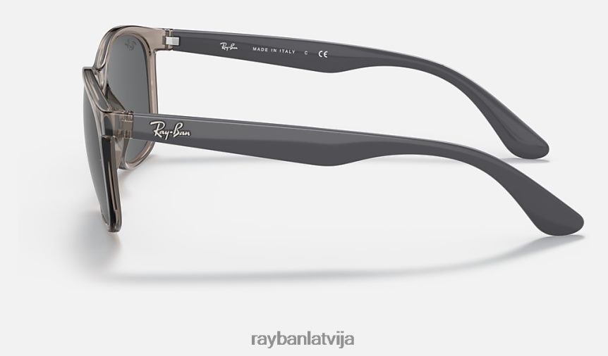 rb4374 pulēta caurspīdīga pelēka/pelēka F0L86X1442 vīriešiem Ray-Ban saulesbrilles
