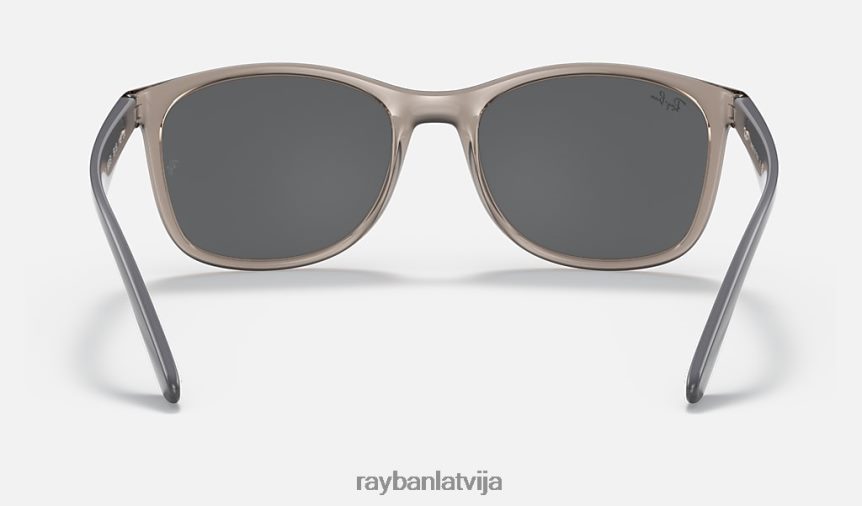 rb4374 pulēta caurspīdīga pelēka/pelēka F0L86X1442 vīriešiem Ray-Ban saulesbrilles