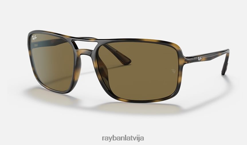 rb4375 pulēta havana/brūns F0L86X1445 vīriešiem Ray-Ban saulesbrilles