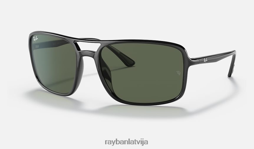 rb4375 pulēta melna/zaļa F0L86X1444 vīriešiem Ray-Ban saulesbrilles