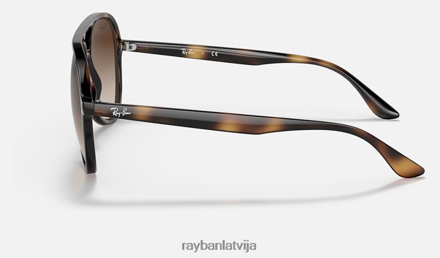 rb4376 pulēta havana/brūns F0L86X187 vīriešiem Ray-Ban saulesbrilles
