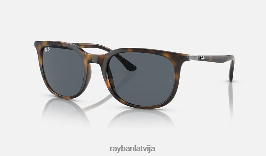 rb4386 pulēta havana/zils F0L86X1491 vīriešiem Ray-Ban saulesbrilles