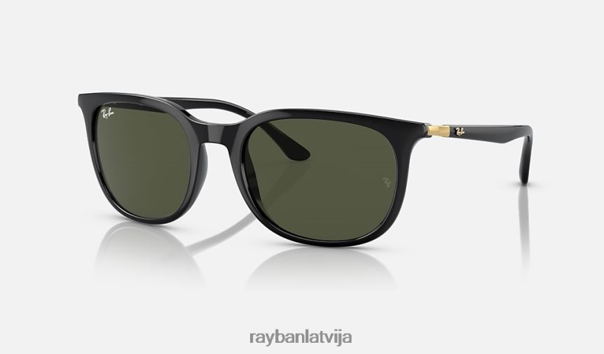 rb4386 pulēta melna/zaļa F0L86X1492 vīriešiem Ray-Ban saulesbrilles