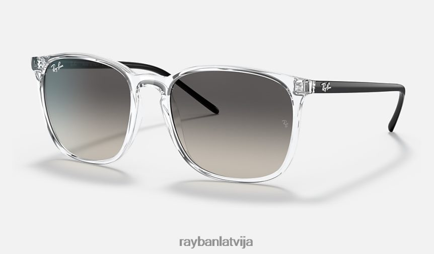 rb4387 pulēta caurspīdīga/pelēka F0L86X731 vīriešiem Ray-Ban saulesbrilles