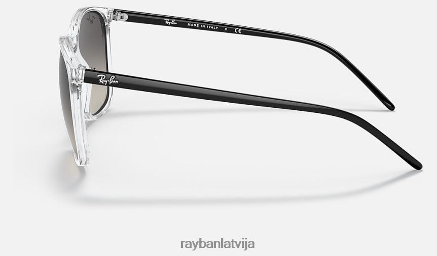 rb4387 pulēta caurspīdīga/pelēka F0L86X731 vīriešiem Ray-Ban saulesbrilles