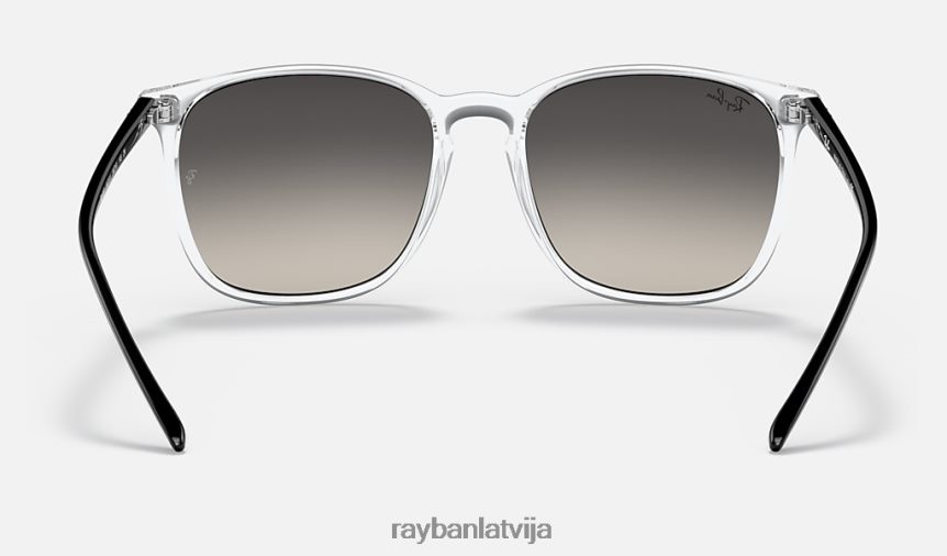 rb4387 pulēta caurspīdīga/pelēka F0L86X731 vīriešiem Ray-Ban saulesbrilles
