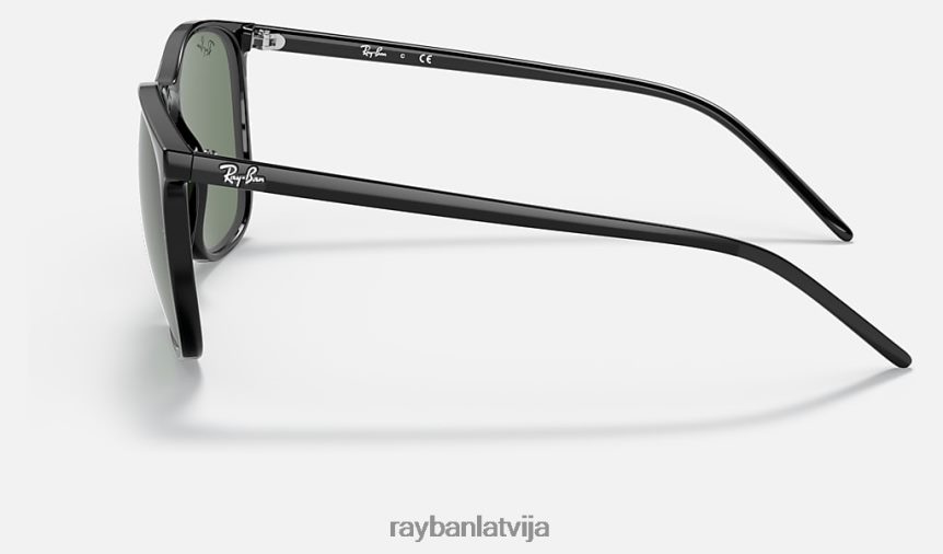 rb4387 pulēta melna/zaļa F0L86X727 vīriešiem Ray-Ban saulesbrilles