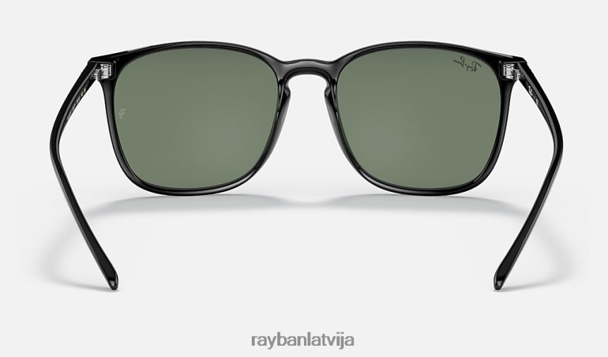 rb4387 pulēta melna/zaļa F0L86X727 vīriešiem Ray-Ban saulesbrilles