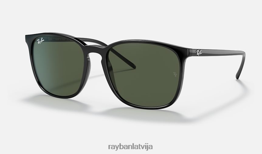 rb4387 pulēta melna/zaļa F0L86X728 vīriešiem Ray-Ban saulesbrilles