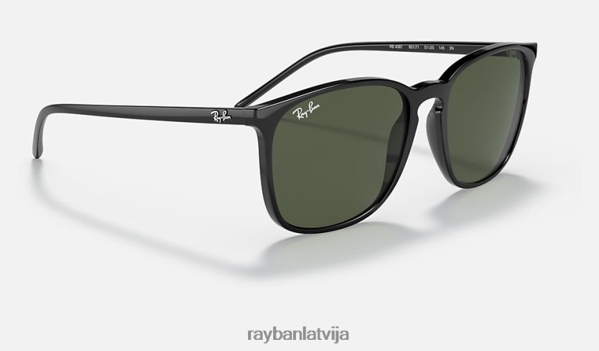 rb4387 pulēta melna/zaļa F0L86X728 vīriešiem Ray-Ban saulesbrilles